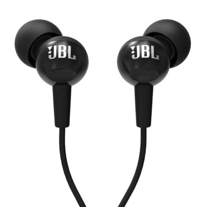 JBL C100SI In-Ear Deep Bass Headphones with Mic, 9mm drivers