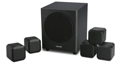Mission M-Cube+SE 550W RMS 5.1-Channel Package, 8″ Woofer