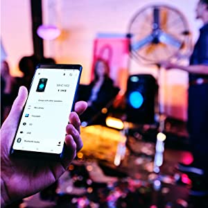 Run everything from the dancefloor | Music Center app