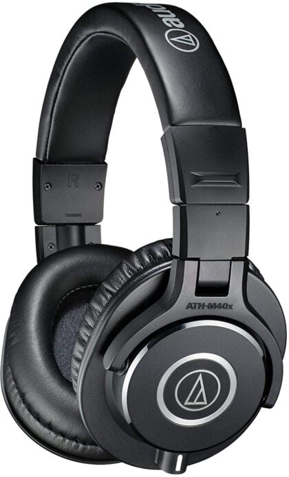 Audio-Technica ATH-M40X Professional Studio Monitor Headphones, 40mm drivers