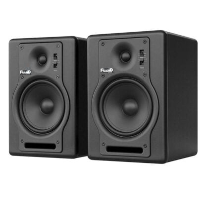 Fluid Audio Fader Series F5 Studio Monitors – Pair, 5″ woofer