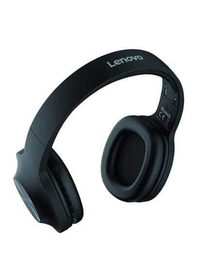 Lenovo HD 116 in-Ear Metal Finish Bluetooth Wireless Over Ear Headphone, 40mm drivers