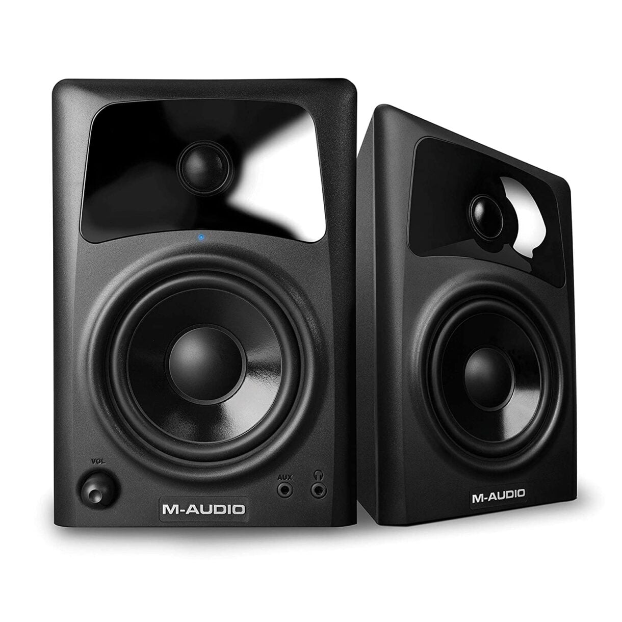 M-Audio AV42 Pair of Active Desktop Reference Speakers for Media Creation and Immersive Sound Experiences