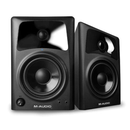 M-Audio AV42 Active Desktop Speakers, 4″ woofer