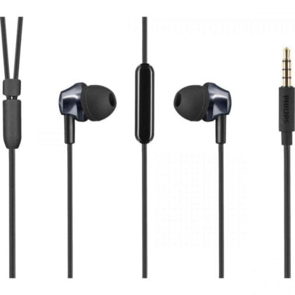 Philips Hi-Res Audio PRO6305BK High-Res in-Ear Headphones with Mic, 12.2mm driver