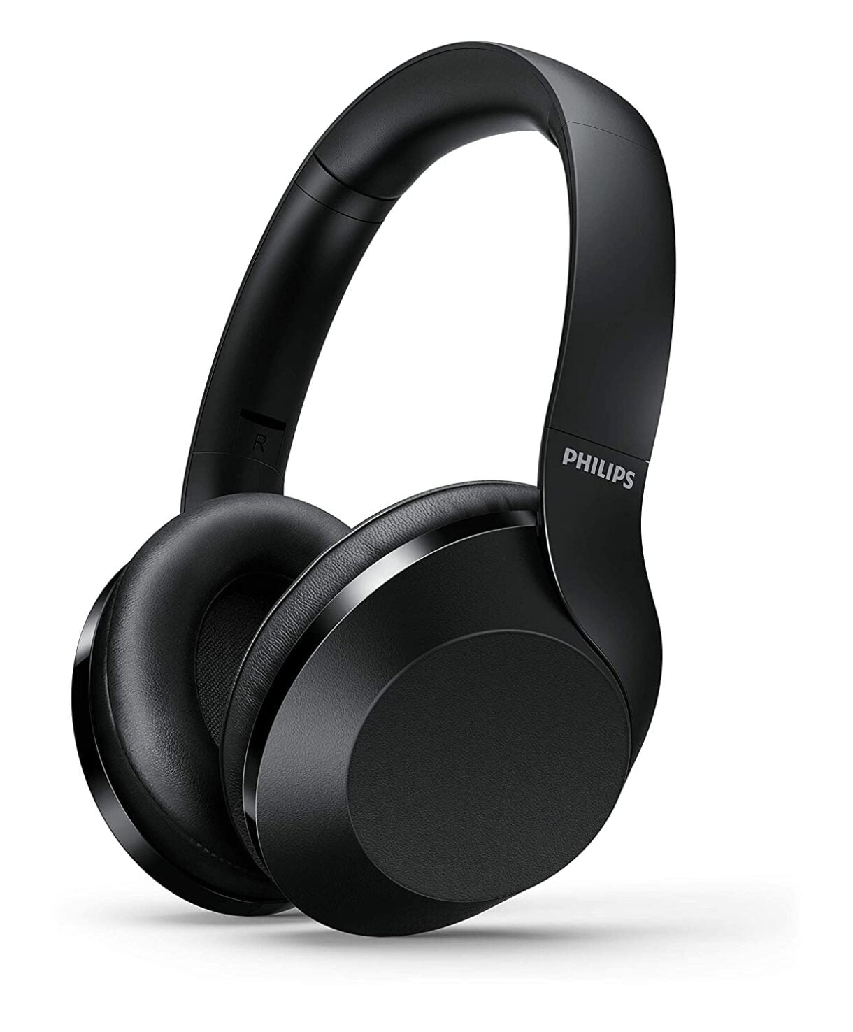 Philips Performance TAPH802BK Hi-Res Audio Bluetooth 5.0 Over-Ear Headphones with Quick Charge, 30 Hour Play Time, Multi-Function Button, 40 mm Drivers and Built-in Mic with Echo Cancellation
