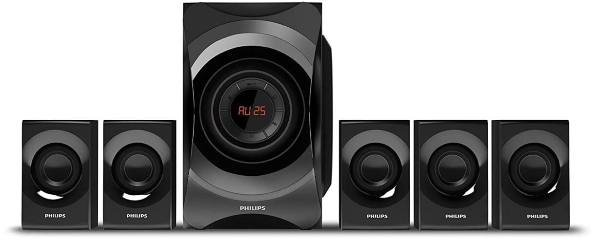 Philips SPA8000B-94 5.1 Channel Multimedia Speakers System