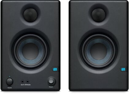 PreSonus Eris E3.5 2-Way Active Speakers/Professional Desktop Speakers, 3.5″ woofer