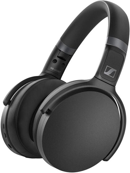 Sennheiser HD 450BT Over Ear Wireless Headphones, with Active Noise Cancellation, 32mm driver