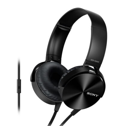 Sony MDR-XB450AP Wired Extra Bass On-Ear Headphones, 30mm driver