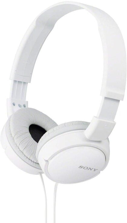 Sony MDR-ZX110A On-Ear Stereo Headphones without mic, 30mm driver