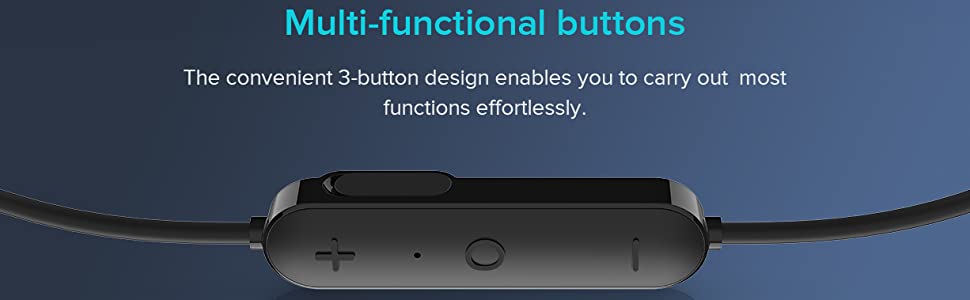 multi functional button, volume