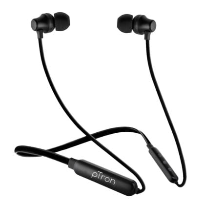pTron Tangent Lite Bluetooth 5.0 Wireless Headphones, 10mm Drivers
