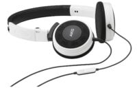 AKG Y30U WHT in-Ear Stereo Headphone with Mic, 40mm Drivers