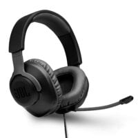 JBL Quantum 100 Wired Over-Ear Gaming Headset with Detachable Mic, 40mm Drivers