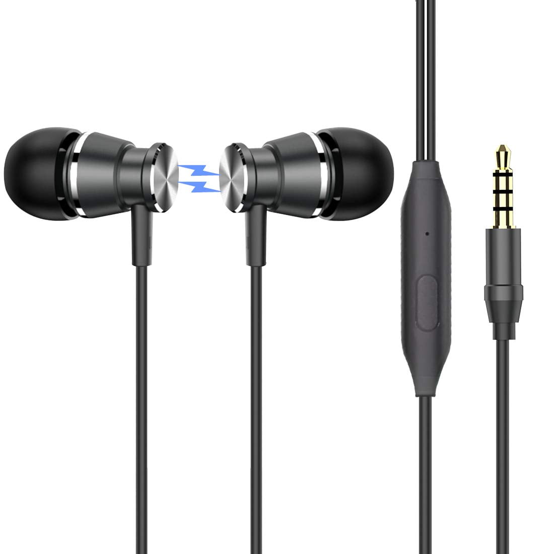 LUMIFORD U60 Magnetic Earbud in-Ear Wired Earphones with mic
