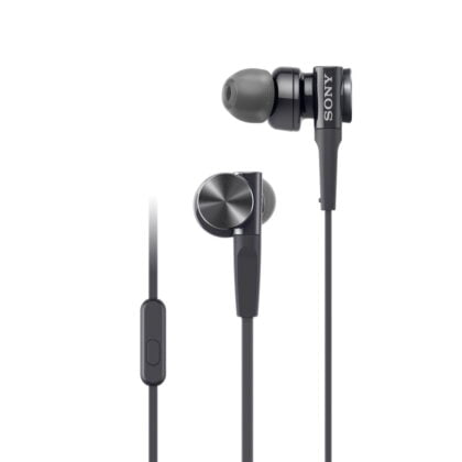 Sony MDR-XB75AP Premium in-Ear Extra Bass Headphones with Mic, 12mm Driver