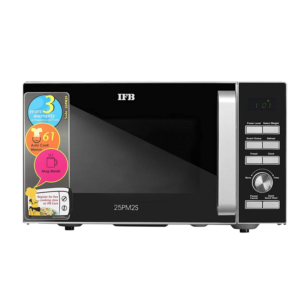 IFB 25 L Solo Microwave Oven (25PM2S, IFBJ0, Silver)