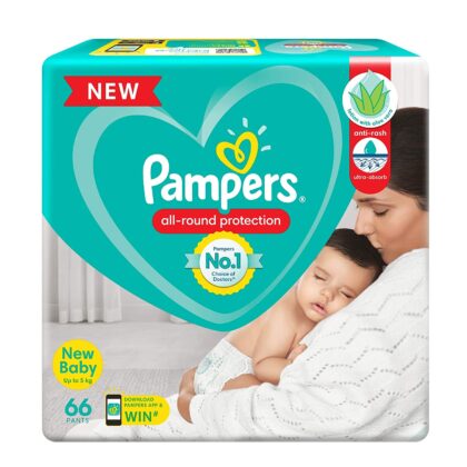 Pampers Diaper Pants, New Born (0-5 kg), 66 Pcs Box