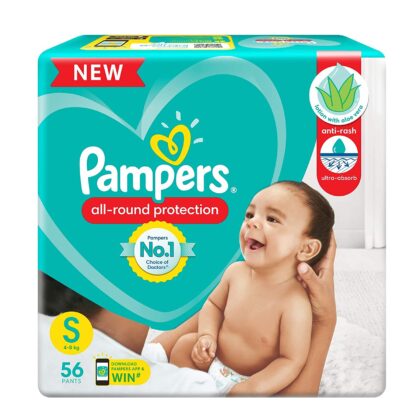 Pampers Diaper Pants, Small size (4-8 kg), 56 Pcs Box