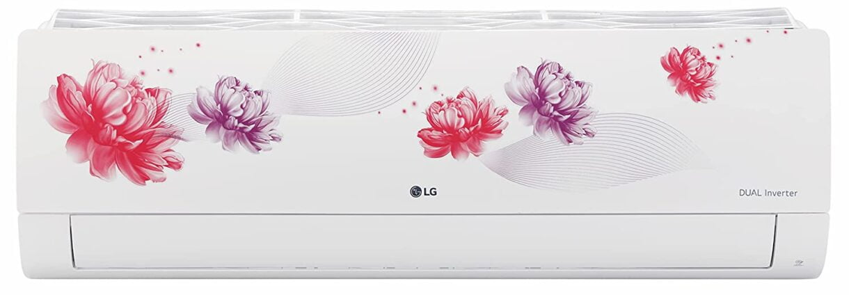 LG 1.5 Ton 5 Star AI DUAL Inverter Split AC (Copper, Super Convertible 6-in-1 Cooling, 4 Way Swing, HD Filter with Anti-Virus Protection, 2022 Model, PS-Q19FNZF, White)