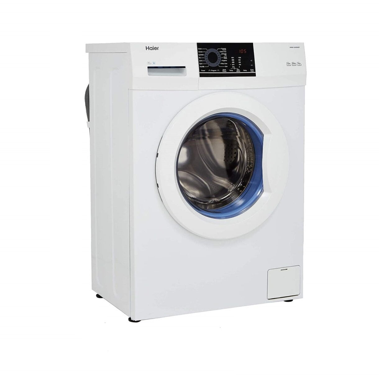 Haier 6 kg Fully-Automatic Front Loading Washing Machine with Muscular Drum, LED Display (HW60-10829NZP, White)