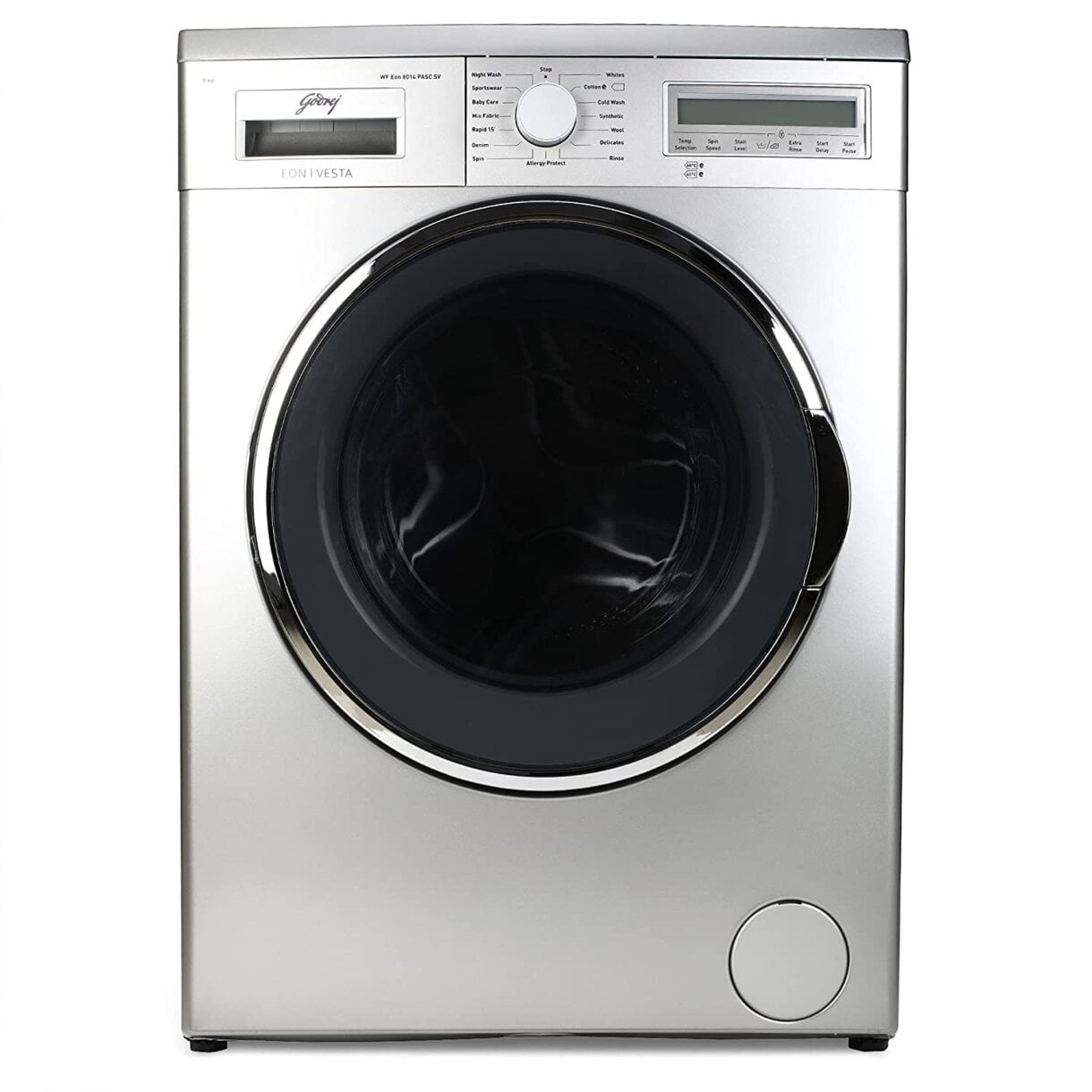 Godrej 8 kg Fully-Automatic Front Loading Washing Machine (WF EON 8014 PASC SV)